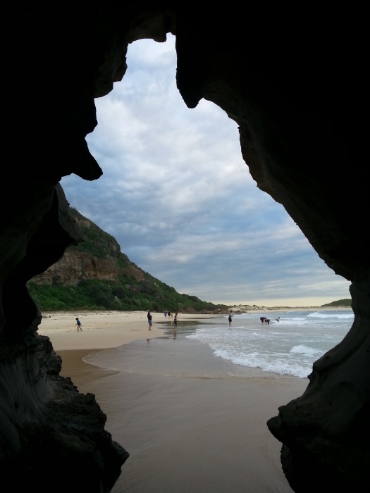 ghosties beach cave